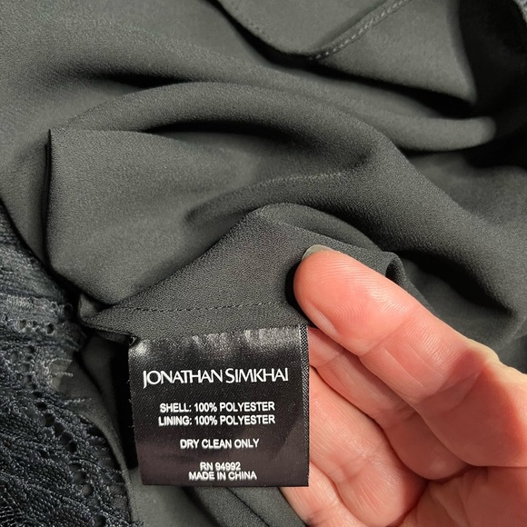 EUC Jonathan Simkhai- Bonnie Lace Plisse Dress. Size 4 - Picture 8 of 13